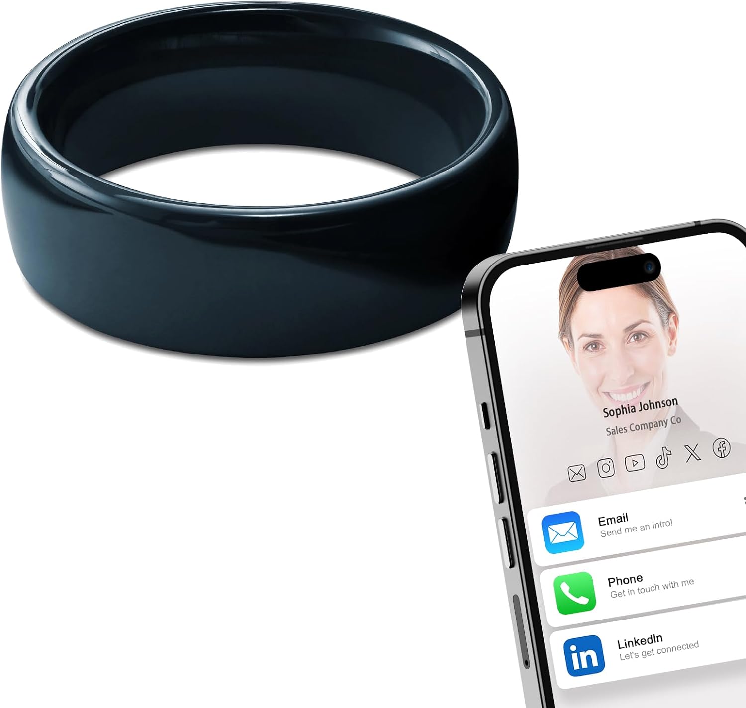 Smart Ring Nfc Pay - Nhẫn thông minh NFC Ntag215, toàn
