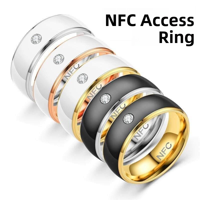 Smart NFC Ring Titanium Steel  - đánh giá và giá Smart Ring Nfc Pay