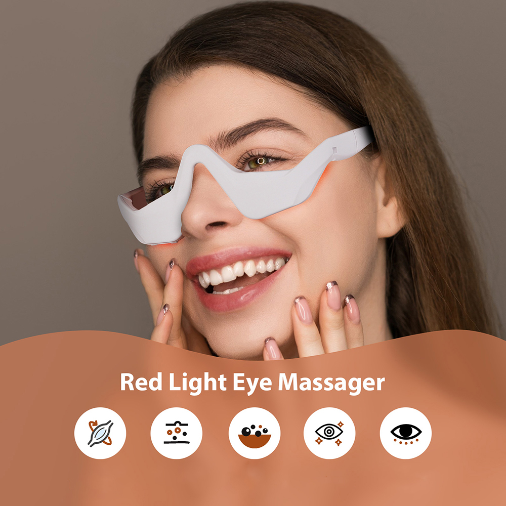 Eye Massager 3D Eyes Relax Mas - đánh giá và giá Light Therapy Glasses